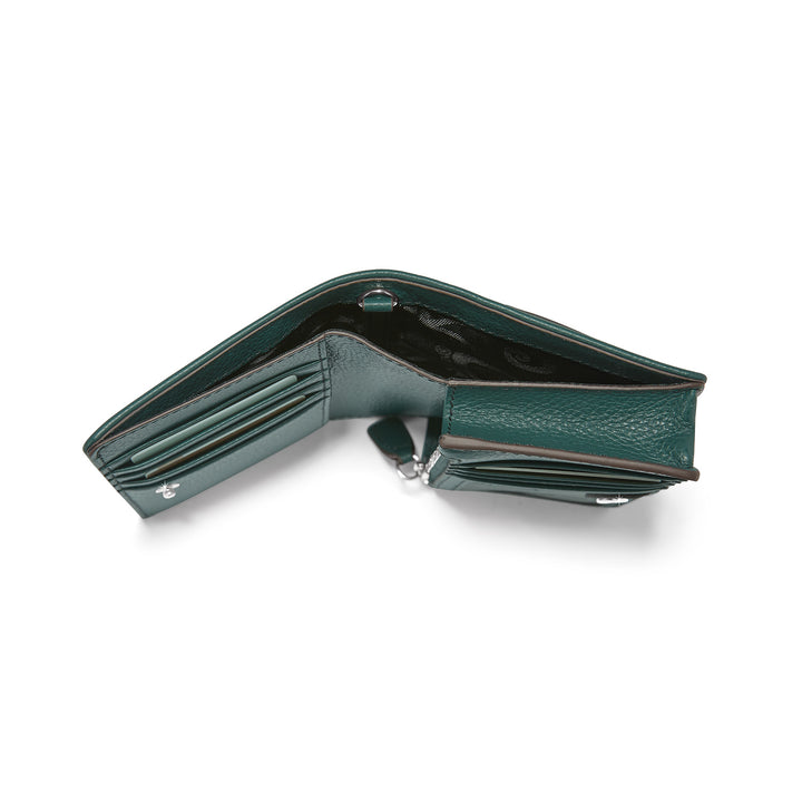 Interlok Medium Wallet Jewel Green