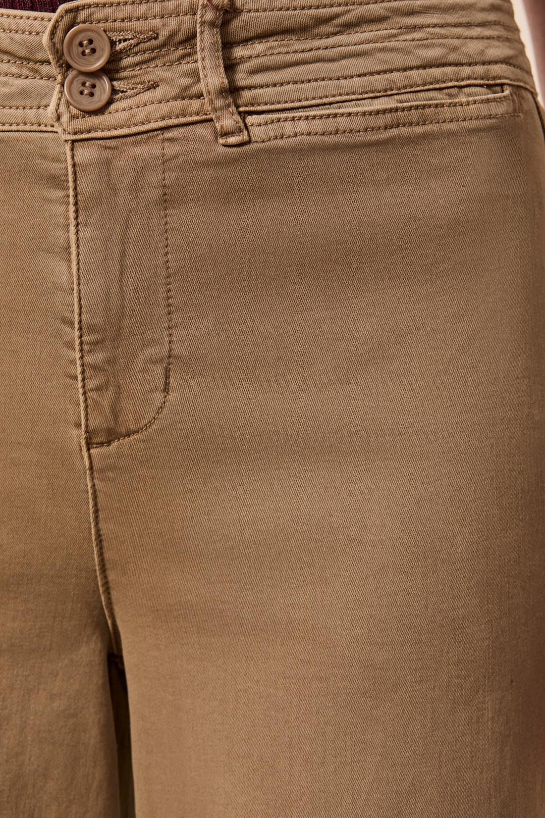 High Rise Palazoo Pants - Dry Sand