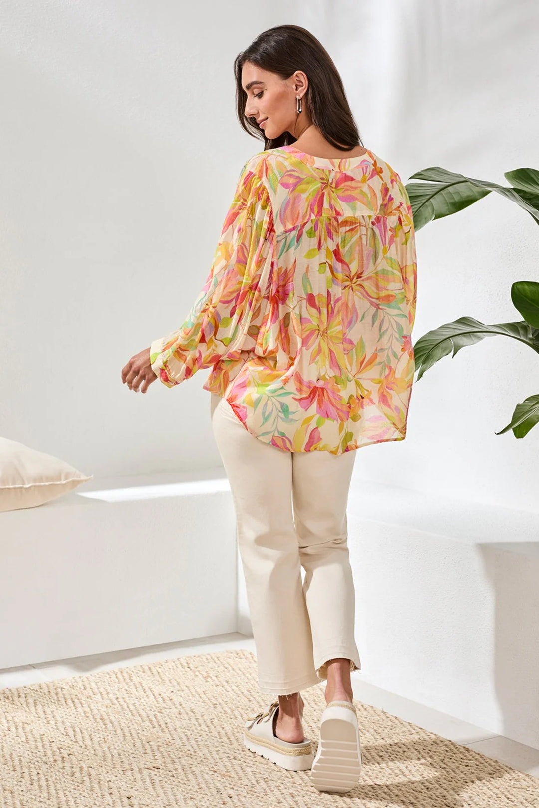 Rosesilk Dolman Sleeve Flowy Blouse