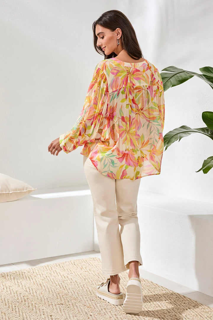Rosesilk Dolman Sleeve Flowy Blouse