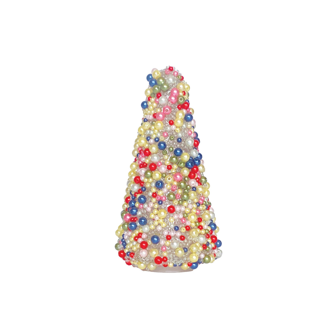 5" Beaded Glass Tree