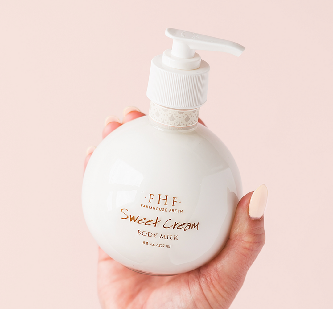 Sweet Cream Body Milk Pump Top