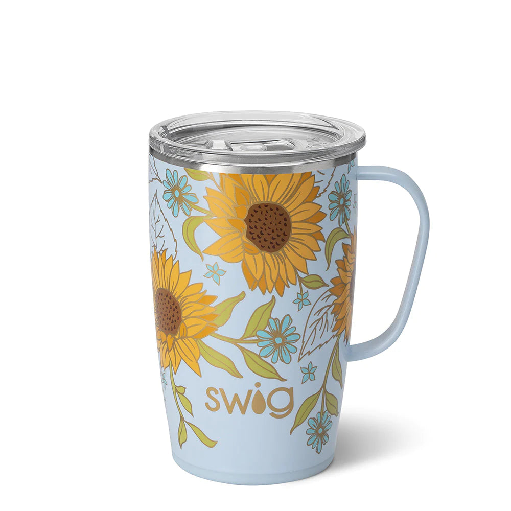 SWIG 18 oz. Mug with Handle {HOLLYDAYS} Insulated Stainless Steel